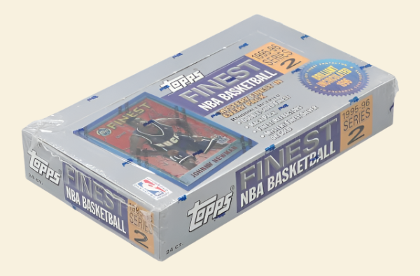 1995-96 Topps finest NBA Basketball Series 2 Box