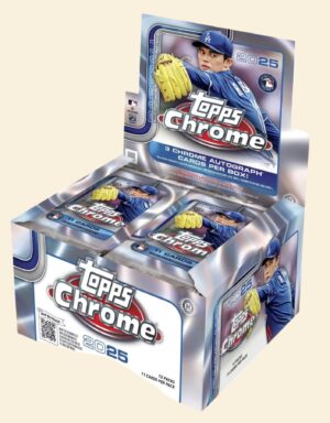 2025 Topps Chrome Baseball Jumbo Box