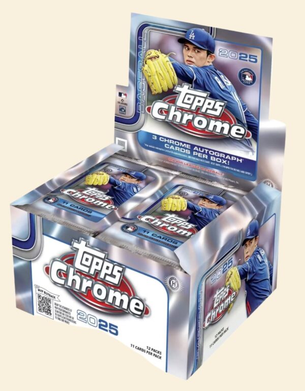 2025 Topps Chrome Baseball Jumbo Box