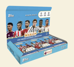 2024-25 Topps UEFA Club Competitions Merlin Chrome Soccer Hobby Box