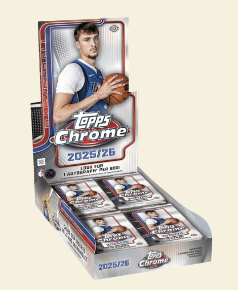 2025-26 Topps Chrome Basketball Hobby Box