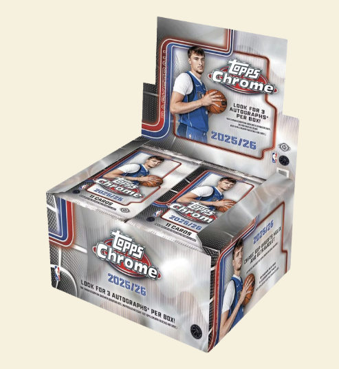 2025-26 Topps Chrome Basketball Jumbo Box