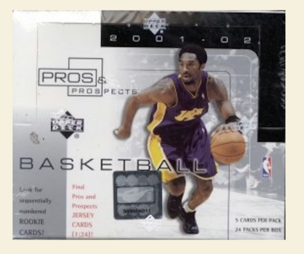 Screenshot2025-12-31121458 2001-02 Upper Deck Pros & Prospects Basketball Hobby Box