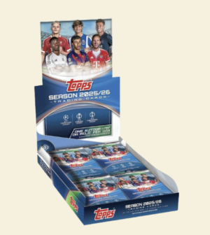2025-26 Topps UEFA Club Competitions Soccer Hobby Box