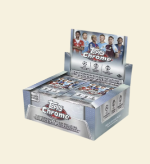 2025-26 Topps Chrome UEFA Champions League Soccer Jumbo Box