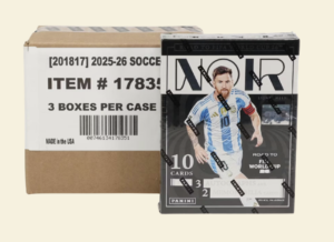 2025-26 Panini Noir Road to FIFA World Cup Soccer Hobby 3-Box Case