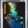 2021 Panini Obsidian Black Color Blast Soccer Kylian Mbappe #3 PSA 9
